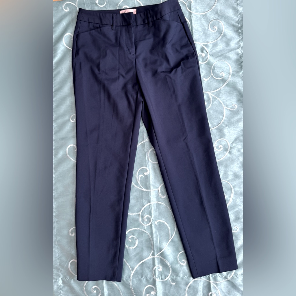 Philosophy Size 2 Navy Blue Straight Leg Slacks Euc